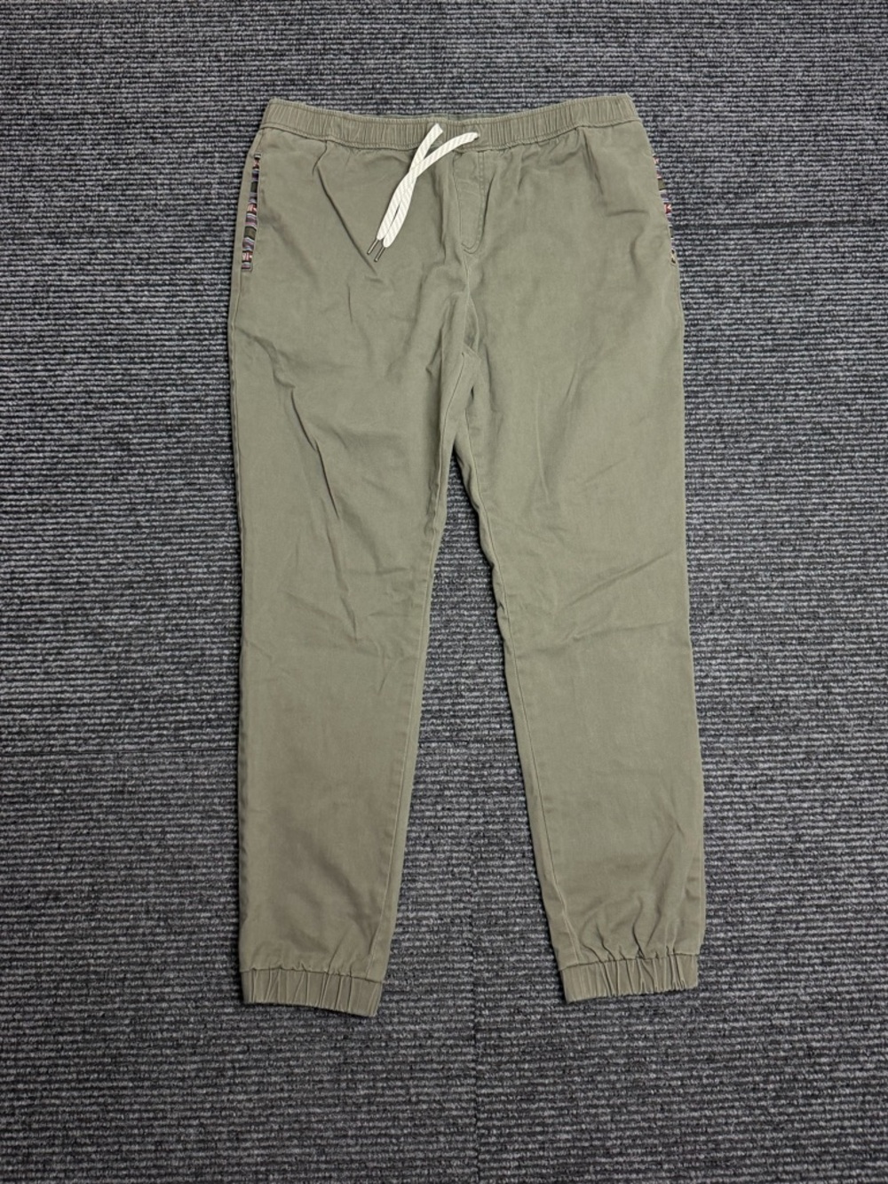 Wowie Pants Men XL Green Rambler Joggers Stretch Drawstrings